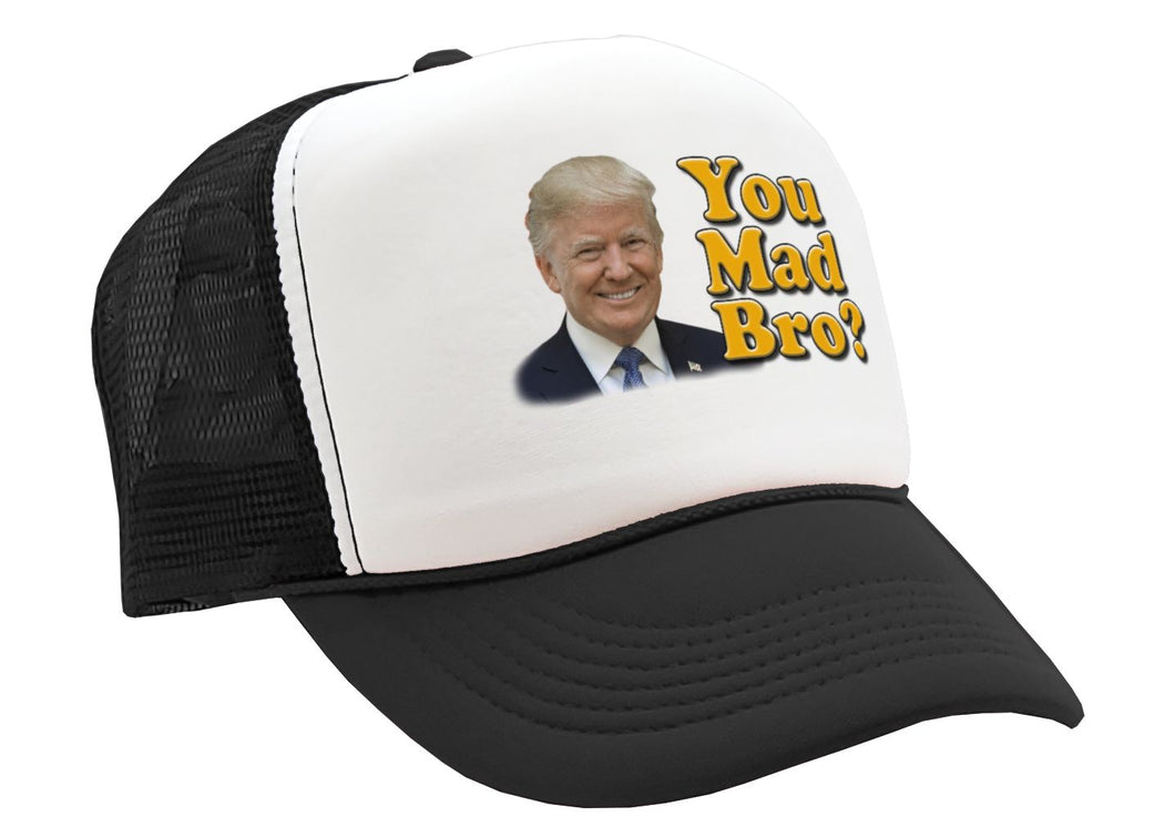 You Mad Bro - Five Panel Retro Style TRUCKER Cap