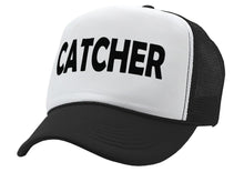 Load image into Gallery viewer, CATCHER - pitcher funny lgbtq gay rights - Vintage Retro Style Trucker Cap Hat - Five Panel Retro Style TRUCKER Cap
