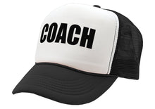 Load image into Gallery viewer, COACH - football baseball basketball sports - Vintage Retro Style Trucker Cap Hat - Five Panel Retro Style TRUCKER Cap
