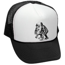 Load image into Gallery viewer, Darwin Trucker Hat - Mesh Cap - Five Panel Retro Style TRUCKER Cap
