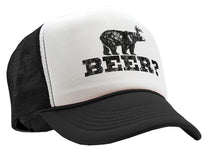 Load image into Gallery viewer, Retro DEER BEER BEAR - funny party joke - Vintage Retro Style Trucker Cap Hat - Five Panel Retro Style TRUCKER Cap
