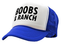 Load image into Gallery viewer, BOOBS AND RANCH - Five Panel Retro Style TRUCKER Cap
