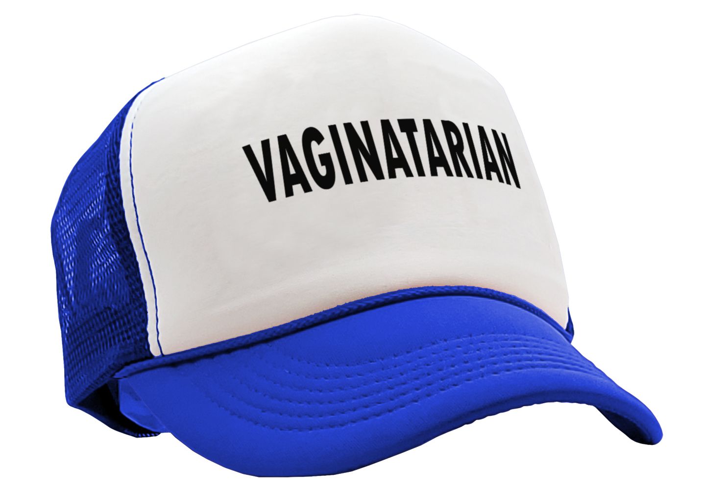 VAGINATARIAN - Five Panel Retro Style TRUCKER Cap