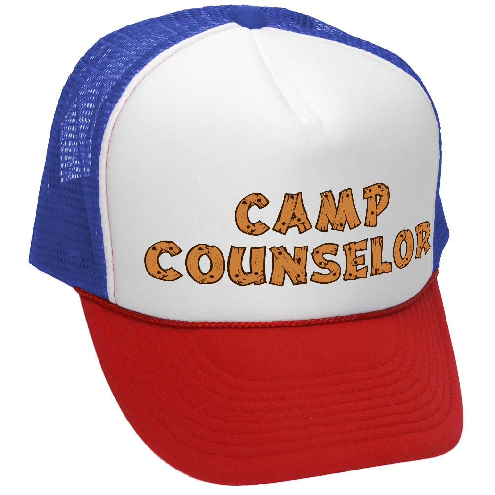 CAMP COUNSELOR - nature wilderness guide tourist - Unisex Adult Trucker Cap Hat - Five Panel Retro Style TRUCKER Cap