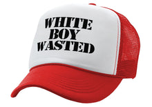 Load image into Gallery viewer, White Boy Wasted - Five Panel Retro Style TRUCKER Cap
