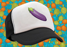 Load image into Gallery viewer, Eggplant boner - Five Panel Retro Style TRUCKER Cap
