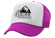 Load image into Gallery viewer, OVERLOOK HOTEL - scary movie horror film - Vintage Retro Style Trucker Cap Hat - Five Panel Retro Style TRUCKER Cap
