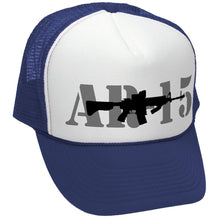 Load image into Gallery viewer, AR-15 - ar15 assault rifle gun rights usa - Adult Trucker Cap Hat - Five Panel Retro Style TRUCKER Cap
