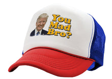 Load image into Gallery viewer, You Mad Bro - Five Panel Retro Style TRUCKER Cap
