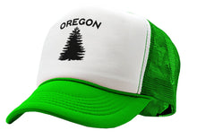 Load image into Gallery viewer, OREGON - us state salem portland beaver - Adult Trucker Cap Hat - Five Panel Retro Style TRUCKER Cap
