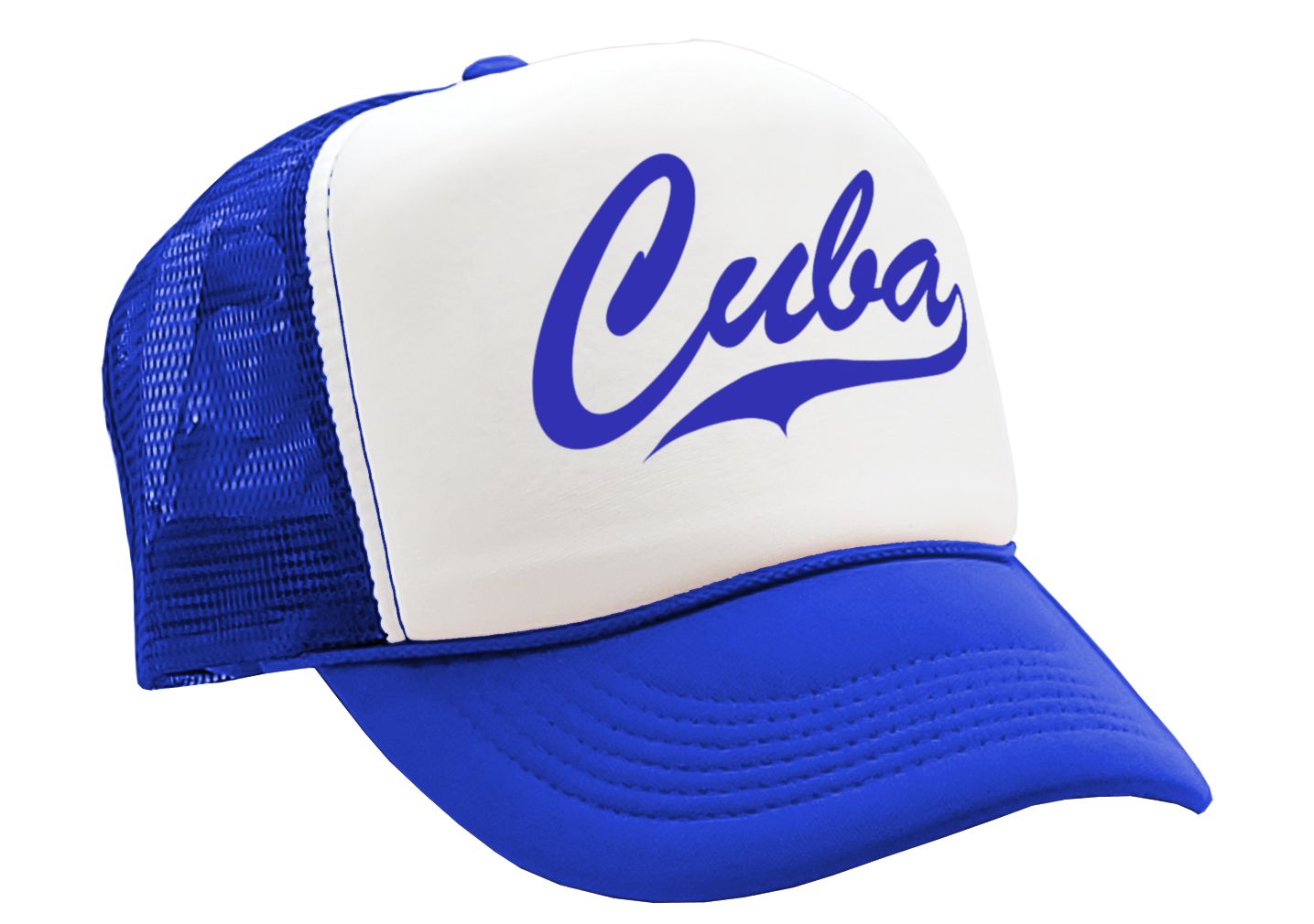 CUBA - hispanic pride latin america cubano - Vintage Retro Style Trucker Cap Hat - Five Panel Retro Style TRUCKER Cap