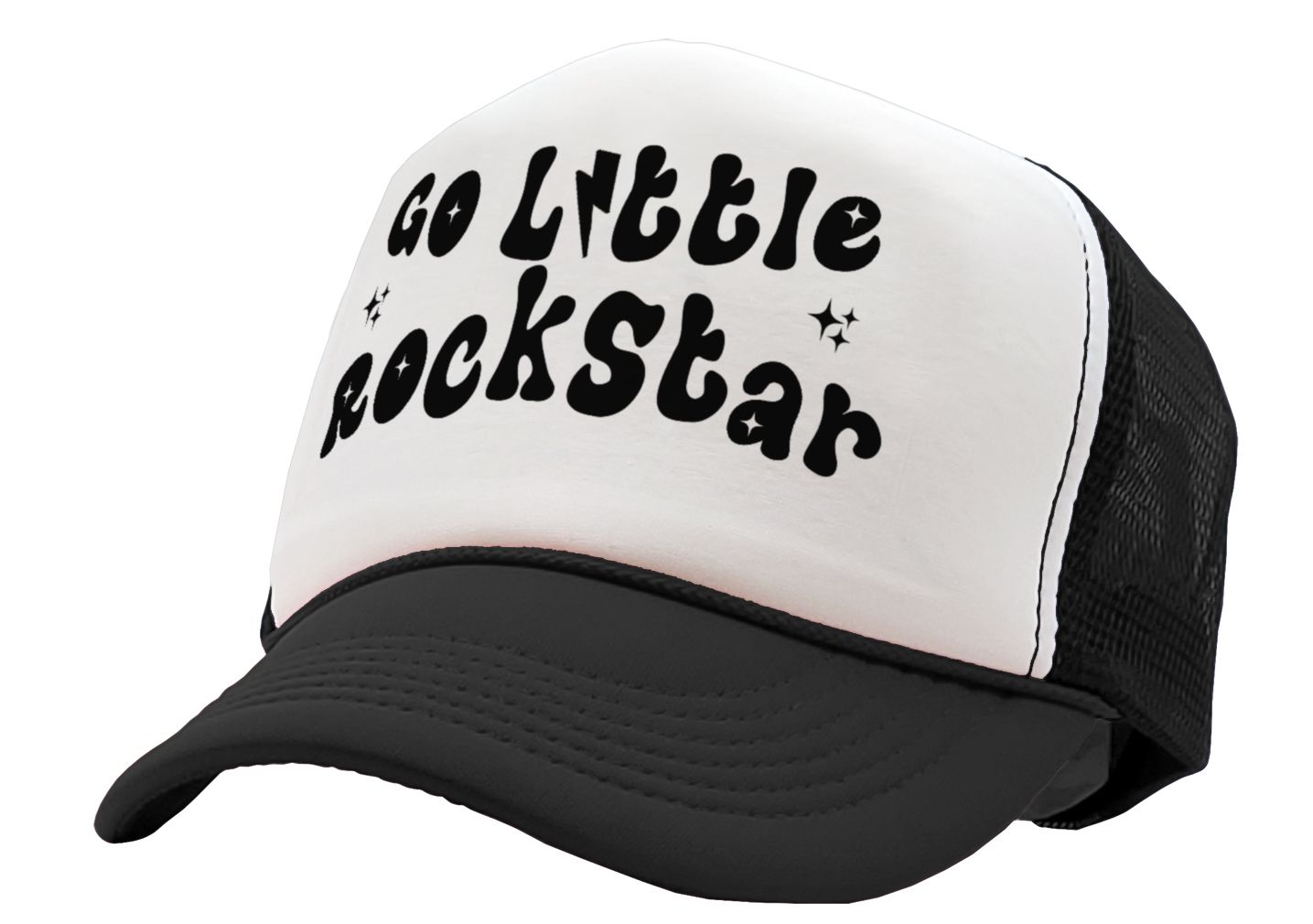 Go Little Rockstar - viral video - Vintage Retro Style Trucker Cap Hat - Five Panel Retro Style TRUCKER Cap