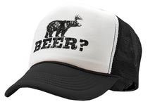 Load image into Gallery viewer, Retro DEER BEER BEAR - funny party joke - Vintage Retro Style Trucker Cap Hat - Five Panel Retro Style TRUCKER Cap
