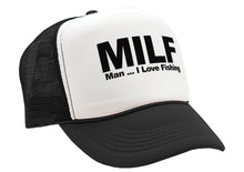 Load image into Gallery viewer, MILF - Man I Love Fishing - Five Panel Retro Style TRUCKER Cap
