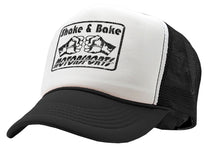 Load image into Gallery viewer, SHAKE and BAKE Motorsports - ferrell movie - Vintage Retro Style Trucker Cap Hat - Five Panel Retro Style TRUCKER Cap
