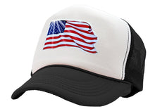 Load image into Gallery viewer, USA FLAG - Five Panel Retro Style TRUCKER Cap
