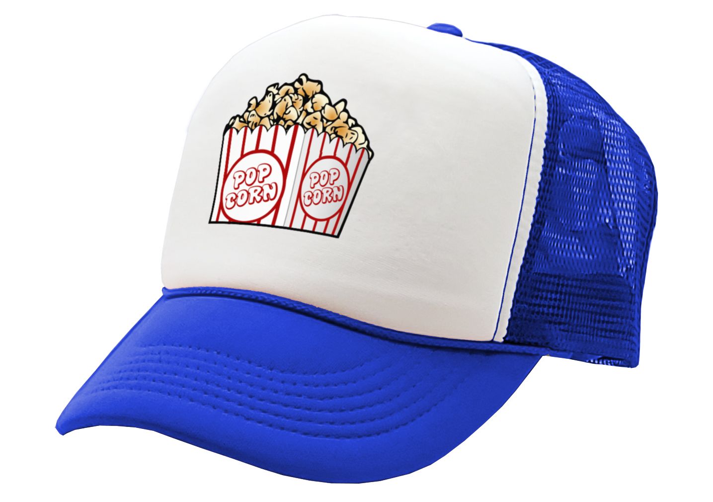 POPCORN - Five Panel Retro Style TRUCKER Cap