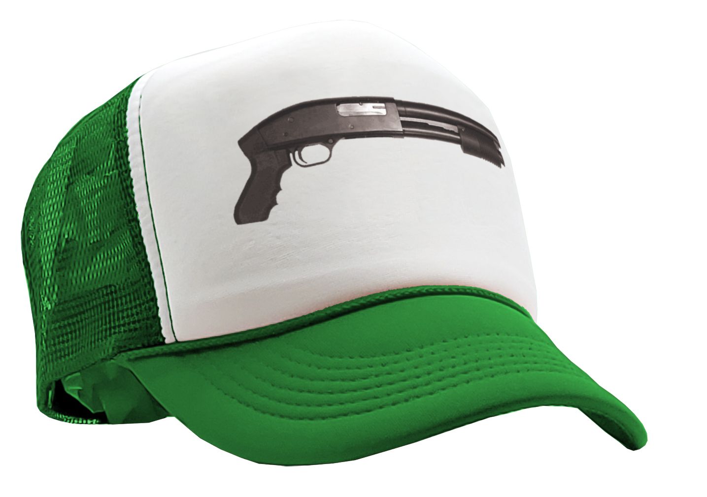 SHOTGUN - gun rights 2nd amendment usa - Vintage Retro Style Trucker Cap Hat - Five Panel Retro Style TRUCKER Cap