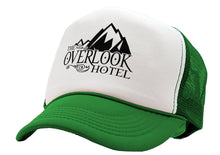 Load image into Gallery viewer, OVERLOOK HOTEL - scary movie horror film - Vintage Retro Style Trucker Cap Hat - Five Panel Retro Style TRUCKER Cap
