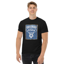 Load image into Gallery viewer, Ford Vintage Genuine Parts V8 Logo Unisex Cotton T-shirt
