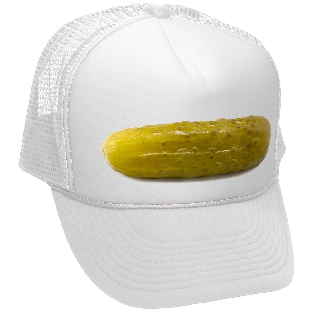 PICKLE - concession stand fair carvinal - Adult Trucker Cap Hat - Five Panel Retro Style TRUCKER Cap