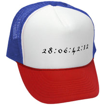 Load image into Gallery viewer, END OF THE WORLD Trucker Hat - Mesh Cap - Five Panel Retro Style TRUCKER Cap
