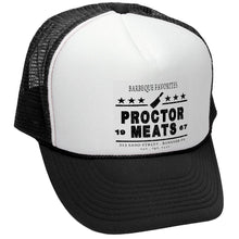 Load image into Gallery viewer, Procter Meats Company Trucker Hat - Five Panel Retro Style TRUCKER Cap
