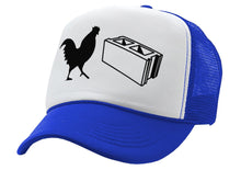 Load image into Gallery viewer, COCK BLOCK - funny sexy wingman joke gag - Vintage Retro Style Trucker Cap Hat - Five Panel Retro Style TRUCKER Cap
