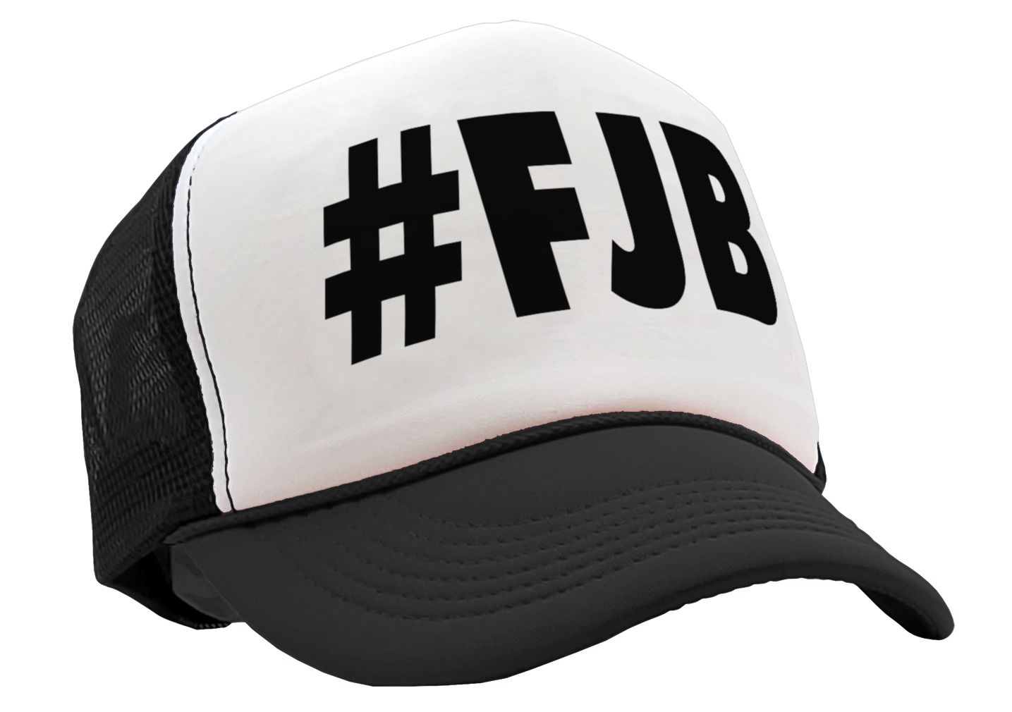 #FJB Fuck Joe Biden - college football chant - Vintage Retro Style Trucker Cap Hat - Five Panel Retro Style TRUCKER Cap