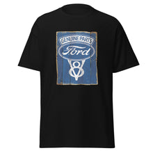 Load image into Gallery viewer, Ford Vintage Genuine Parts V8 Logo Unisex Cotton T-shirt
