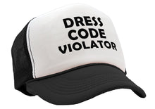 Load image into Gallery viewer, DRESS CODE VIOLATOR - Five Panel Retro Style TRUCKER Cap
