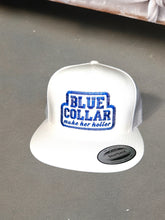 Load image into Gallery viewer, Blue Collar Make Her Holler - Adjustable Snapback Trucker Hat
