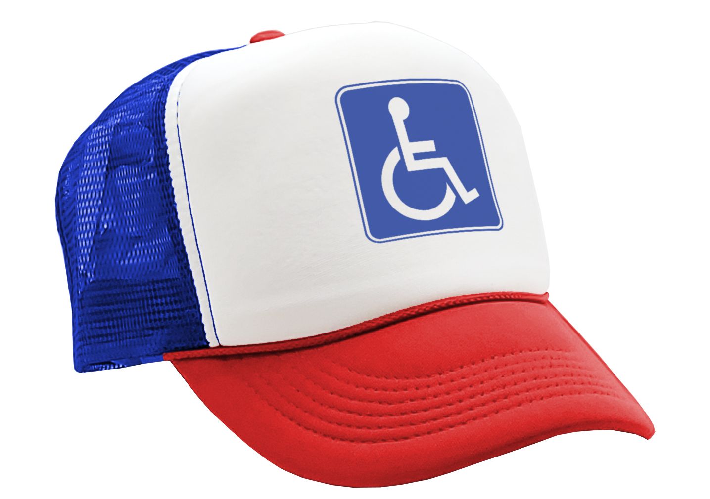 HANDICAPPED - Five Panel Retro Style TRUCKER Cap