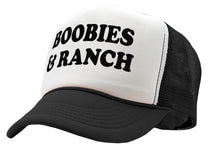 Load image into Gallery viewer, Boobies and Ranch - Vintage Retro Style Trucker Cap Hat - Five Panel Retro Style TRUCKER Cap
