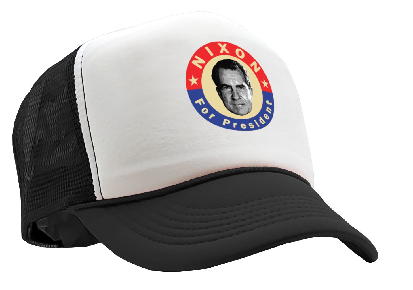 RICHARD NIXON for PRESIDENT 2020 - Five Panel Retro Style TRUCKER Cap