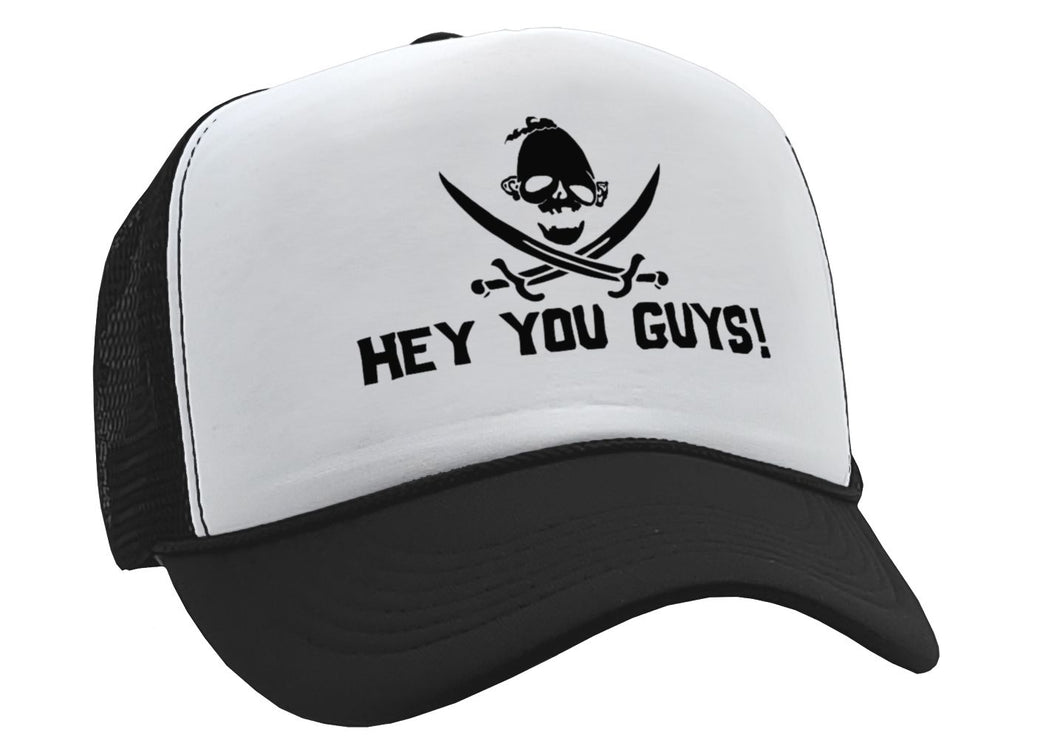 HEY YOU GUYS - Five Panel Retro Style TRUCKER Cap