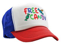 Load image into Gallery viewer, FREE CANDY - Five Panel Retro Style TRUCKER Cap
