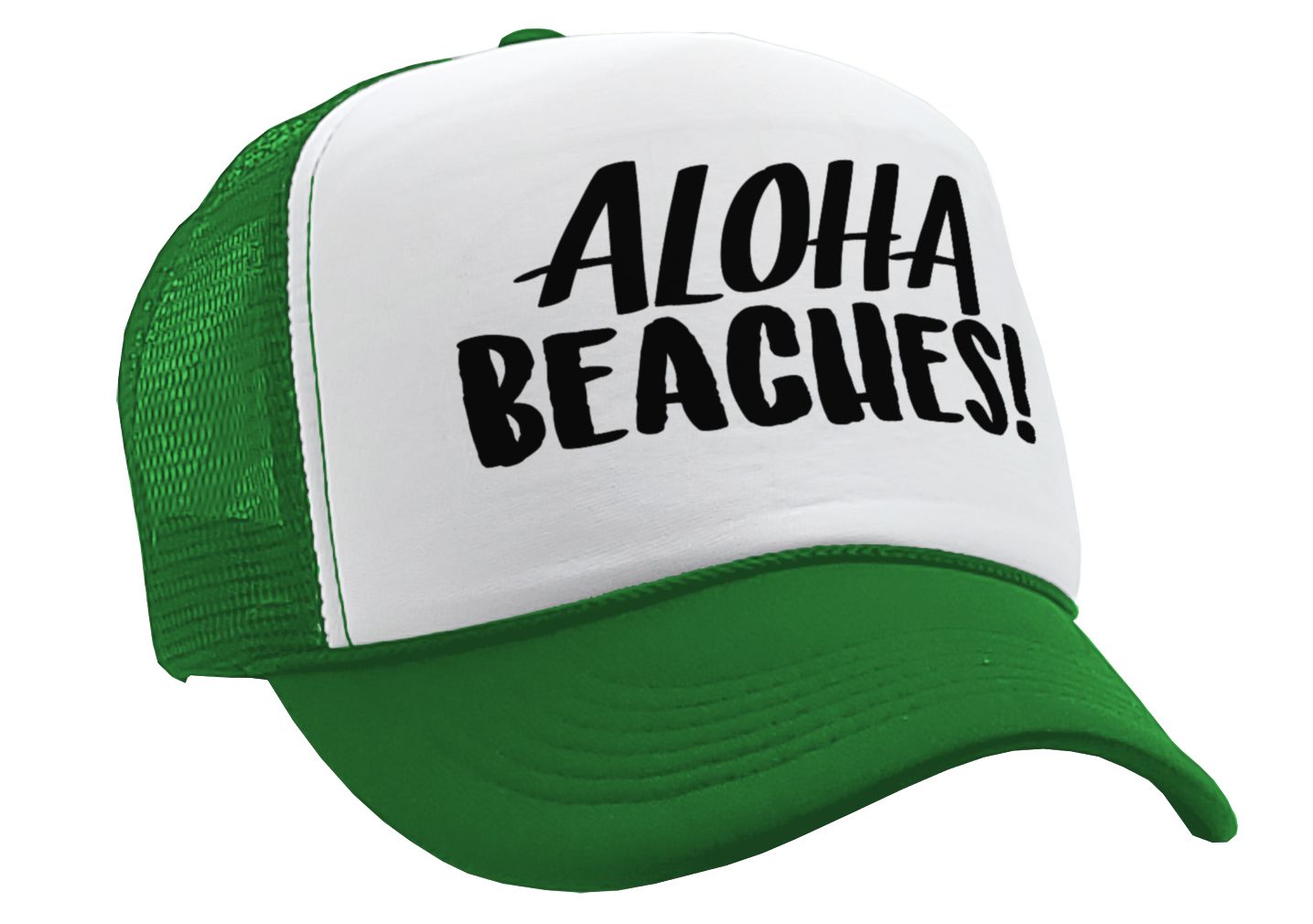 ALOHA BEACHES! Adult Trucker Cap Hat