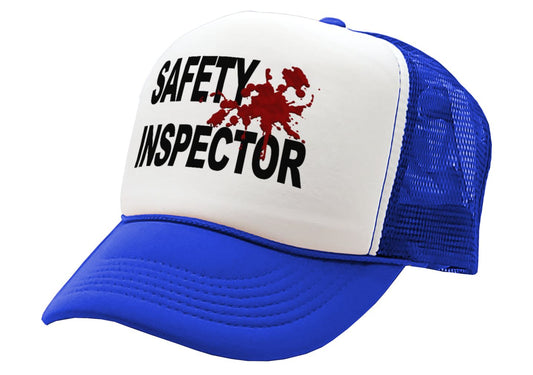 SAFETY INSPECTOR - Five Panel Retro Style TRUCKER Cap