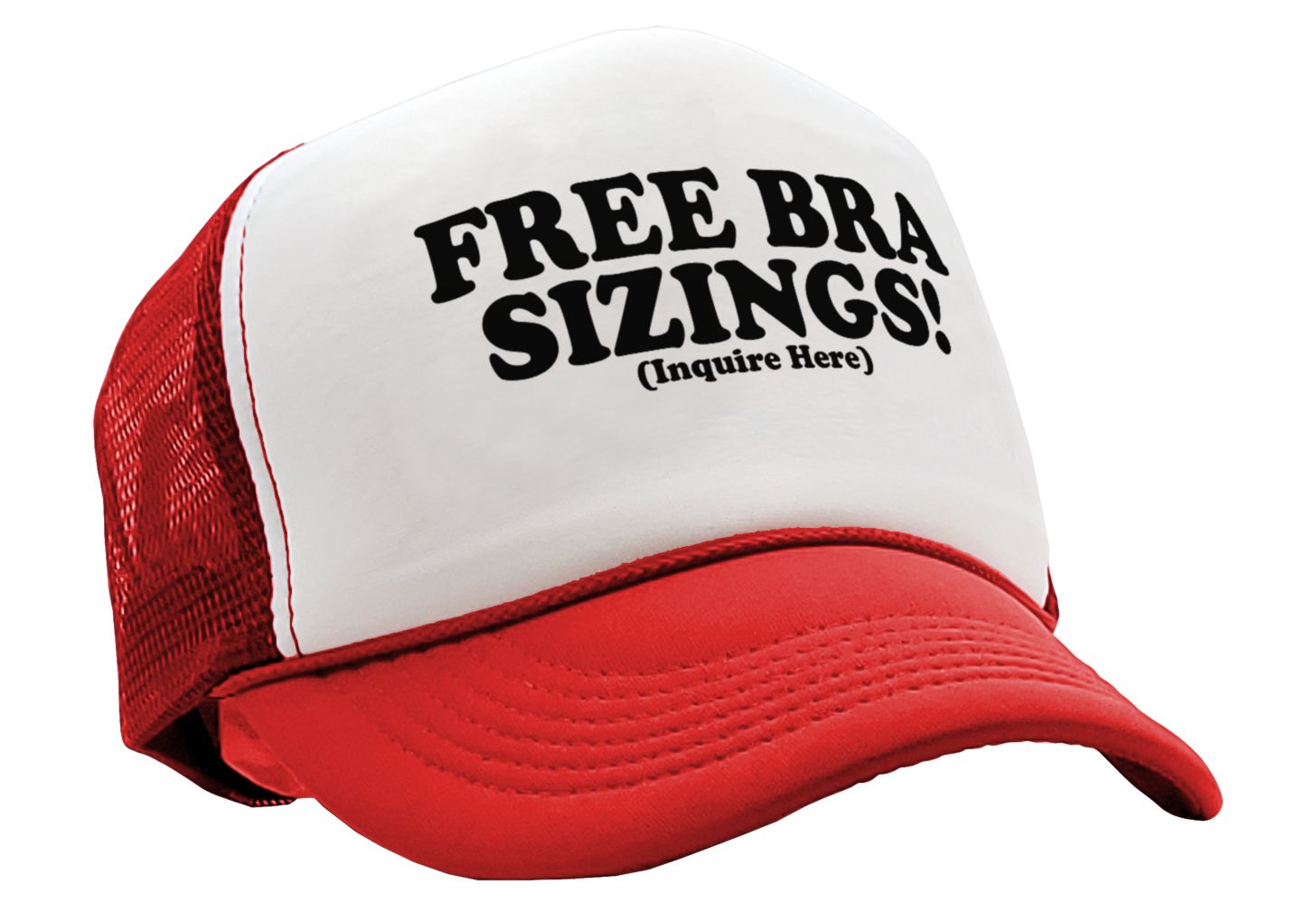 FREE BRA SIZINGS - Five Panel Retro Style TRUCKER Cap