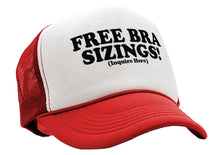 Load image into Gallery viewer, FREE BRA SIZINGS - Five Panel Retro Style TRUCKER Cap
