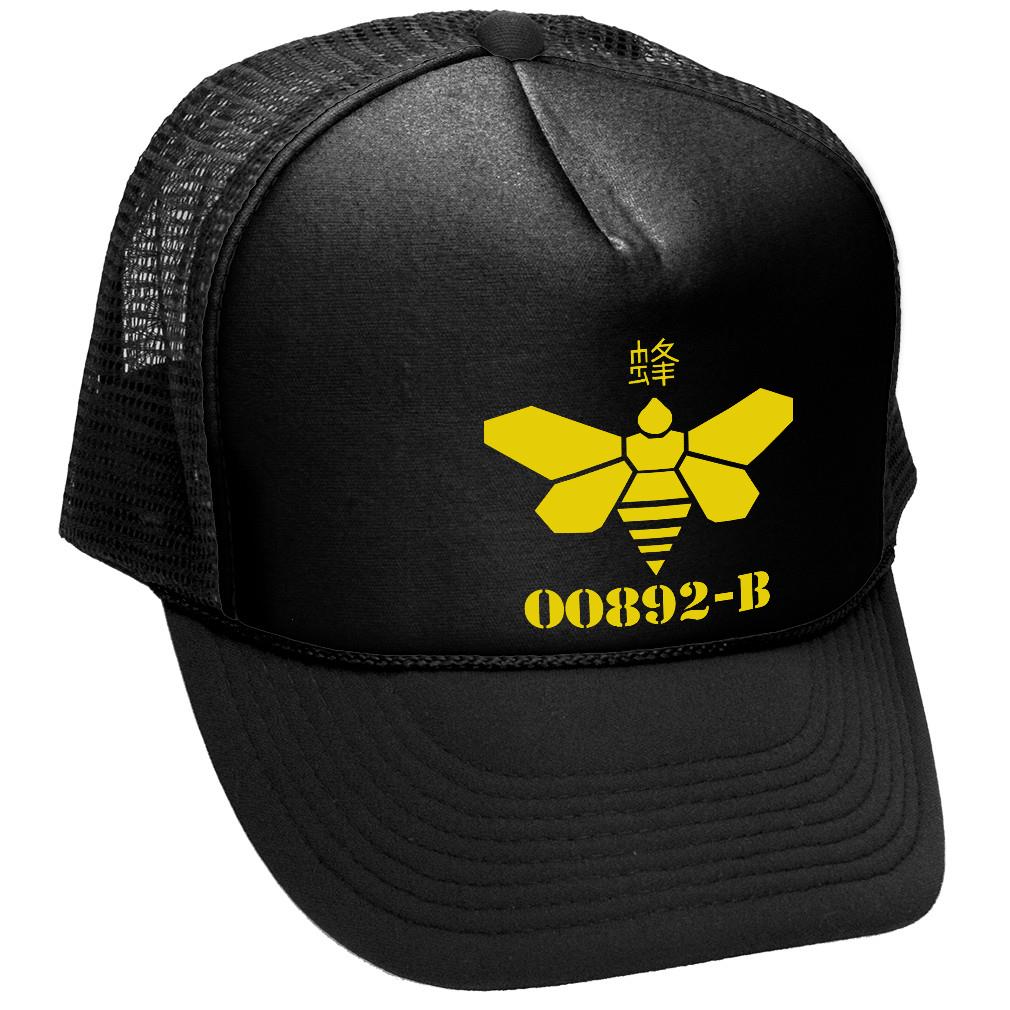 Breaking HeisenburgTrucker Hat - Mesh Cap - Flat Bill Snap Back 5 Panel Hat