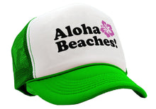 Load image into Gallery viewer, Aloha Beaches - Five Panel Retro Style TRUCKER Cap
