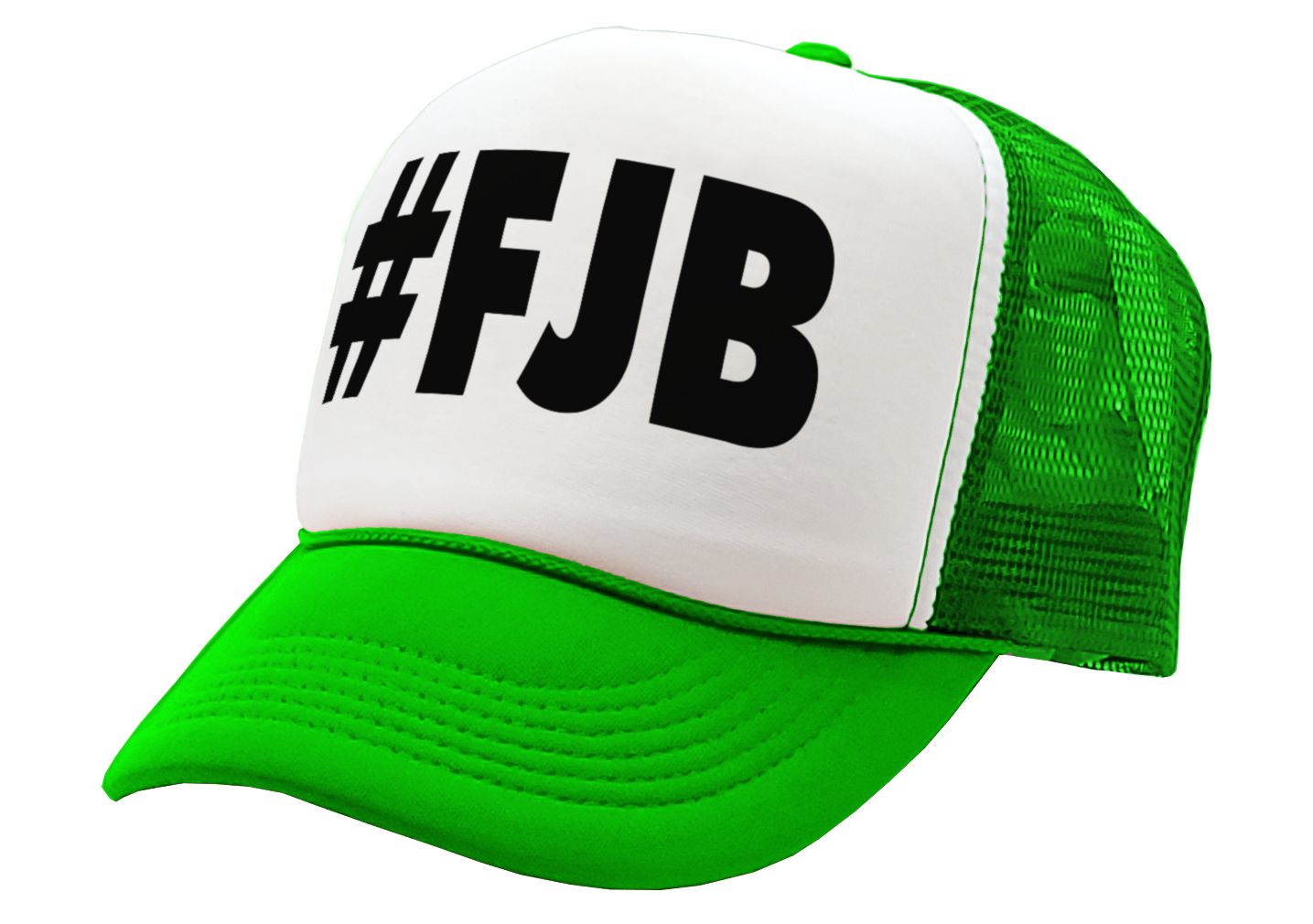 #FJB Fuck Joe Biden - college football chant - Vintage Retro Style Trucker Cap Hat - Five Panel Retro Style TRUCKER Cap