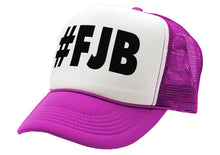 Load image into Gallery viewer, #FJB Fuck Joe Biden - college football chant - Vintage Retro Style Trucker Cap Hat - Five Panel Retro Style TRUCKER Cap
