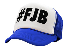 Load image into Gallery viewer, #FJB Fuck Joe Biden - college football chant - Vintage Retro Style Trucker Cap Hat - Five Panel Retro Style TRUCKER Cap
